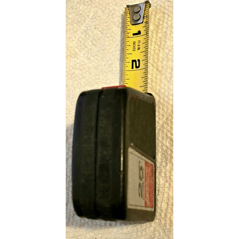 Vintage Lufkin 25 ft Retractable Lock Measuring Tape MPN 8325 with Belt Clip